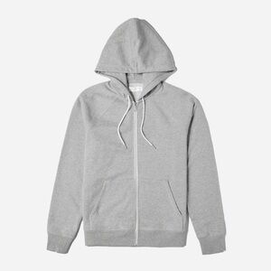 Everlane Full Zip Hoodie Heather Gray Classic Women's Size Small